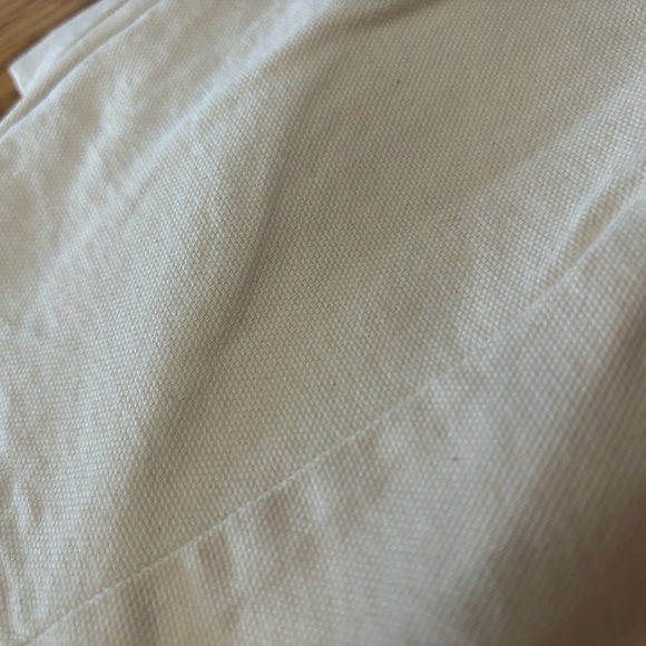 EVERLANE The Canvas Stamp Cotton Mini Skirt • Cream Bone | Size 4 - Picture 7 of 7